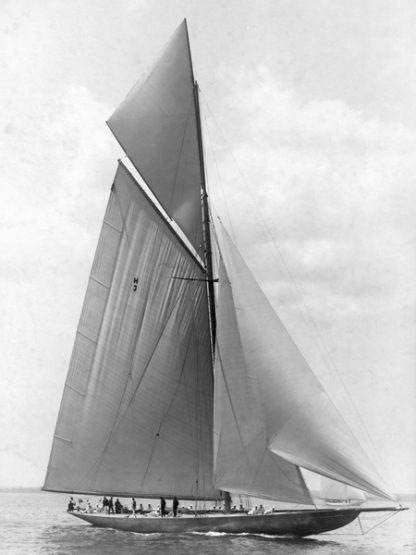 EDWIN LEVICK - The Vanitie During the America's Cup, 1910