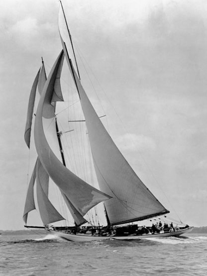 EDWIN LEVICK - The Schooner Half Moon at Sail, 1910s