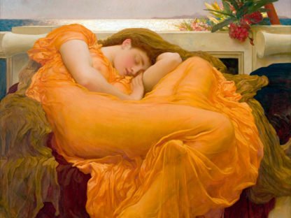 FREDERIC LEIGHTON - Flaming June (detail)