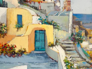 LUIGI FLORIO - Sole su Santorini