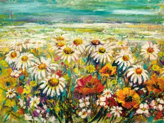 LUIGI FLORIO - Margherite Sotto un Cielo Turchese