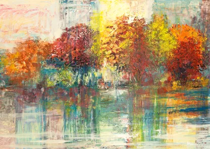 LUIGI FLORIO - Central Park Reflections (detail)