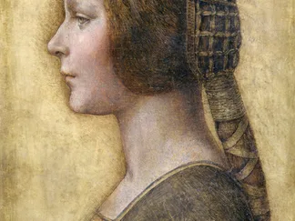 LEONARDO DA VINCI - Profilo di Giovane Donna, 1495