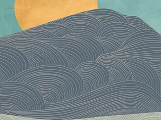 SAYAKA MIKO - Golden Moon (detail)