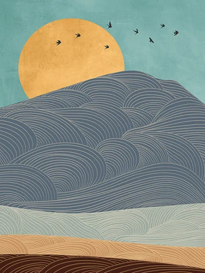 SAYAKA MIKO - Golden Moon (detail)