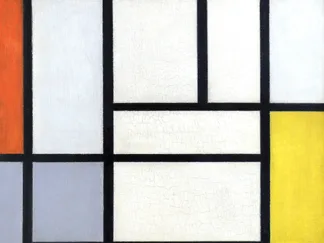 PIET MONDRIAN - Composition with Red, Black, Yellow, Blue and Grey