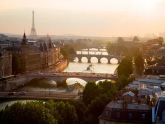 MICHEL SETBOUN - Bridges over the Seine River, Paris