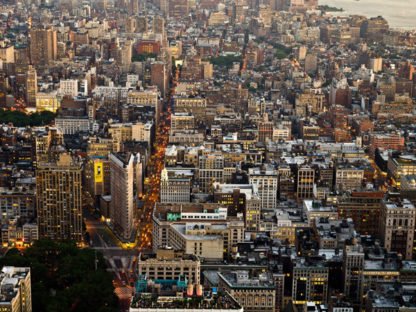 MICHEL SETBOUN - Aerial View of Manhattan, NYC