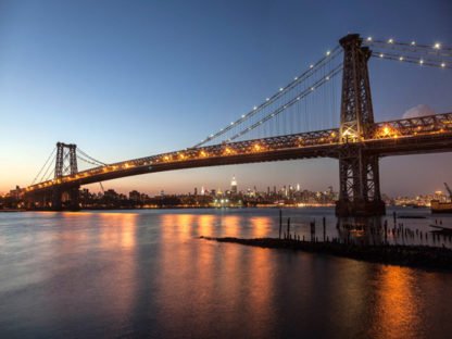 MICHEL SETBOUN - Queensboro Bridge and Manhattan from Brooklyn, NYC