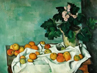 PAUL CEZANNE - Apples and Primroses