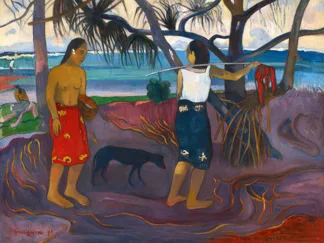 PAUL GAUGUIN - Under the Pandanus, 1891