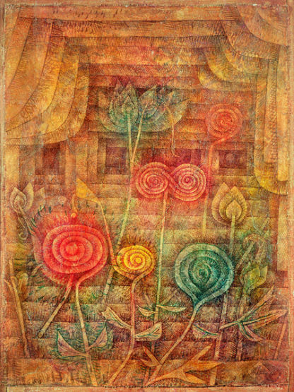 PAUL KLEE - Spiral Flowers
