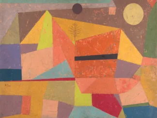 PAUL KLEE - Joyful Mountain Landscape