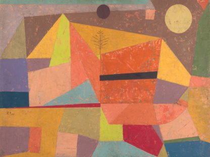 PAUL KLEE - Joyful Mountain Landscape