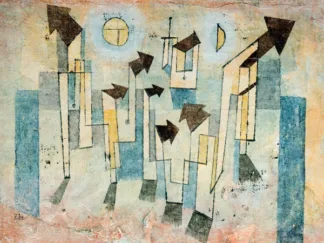 PAUL KLEE - Mural from the Temple of Longing Thither