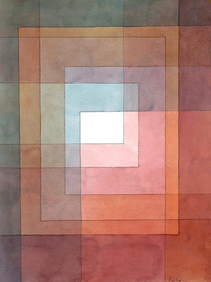 PAUL KLEE - White Framed Polyphonically