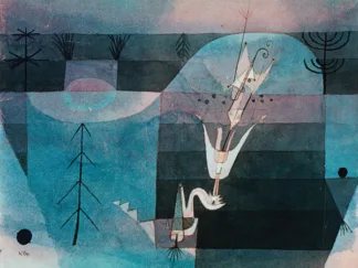 PAUL KLEE - Wallflower (detail)