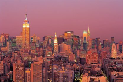 RICHARD BERENHOLTZ - Sunset over Manhattan