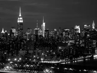 RICHARD BERENHOLTZ - Midtown Manhattan at Night