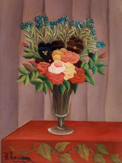 HENRI ROUSSEAU - Bouquet of Flowers
