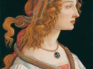SANDRO BOTTICELLI - Ritratto di Giovane Donna come Ninfa
