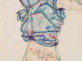 EGON SCHIELE - Woman Undressing