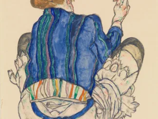 EGON SCHIELE - Seated Woman Back View