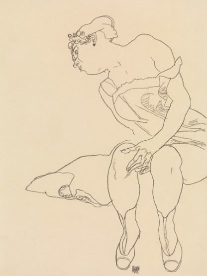 EGON SCHIELE - Seated Woman