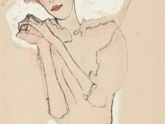 EGON SCHIELE - Portrait of a Woman