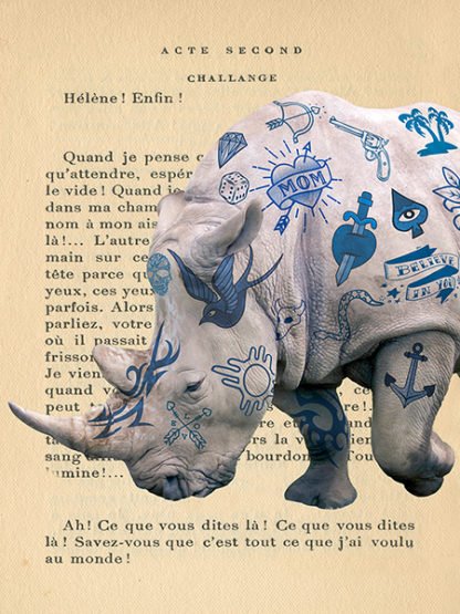 STEVEN HILL - Tattooed Savannah III