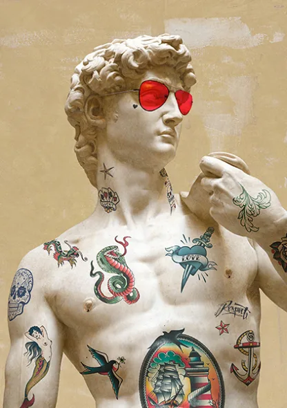 STEVEN HILL - Tatooed David