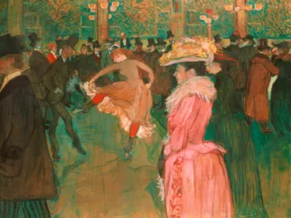 HENRI TOULOUSE-LAUTREC - At the Moulin Rouge: The Dance