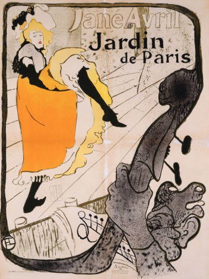 HENRI TOULOUSE-LAUTREC - Jane Avril Poster