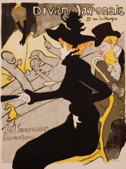 HENRI TOULOUSE-LAUTREC - Divan Japonais Poster