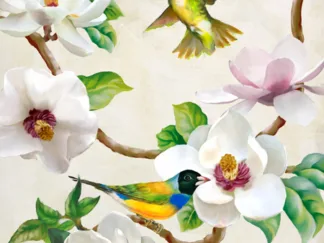 TERRY WANG - Magnolia and Birds