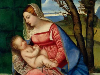 TIZIANO - Madonna and Child