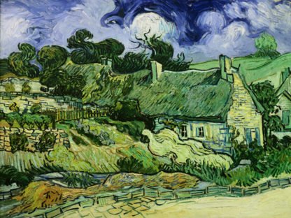 VINCENT VAN GOGH - House with Straw Ceiling, Cordeville