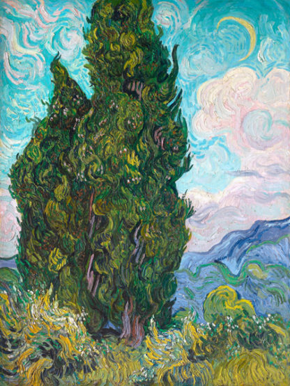 VINCENT VAN GOGH - Cypresses