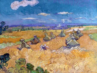 VINCENT VAN GOGH - Wheat Fields with Reaper, Auvers