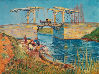 VINCENT VAN GOGH - Langlois Bridge with Women Washing