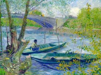 VINCENT VAN GOGH - Fishing in Spring, the Pont de Clichy (Asnires)