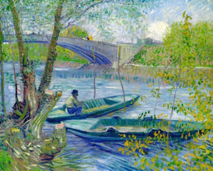 VINCENT VAN GOGH - Fishing in Spring, the Pont de Clichy (Asnires)