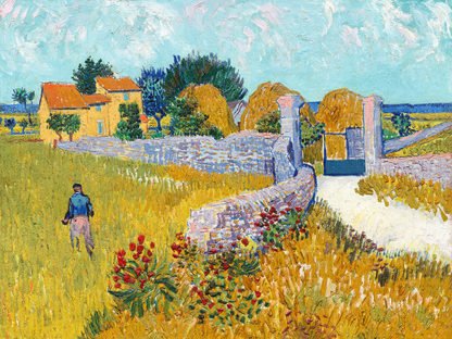 VINCENT VAN GOGH - Farmhouse in Provence