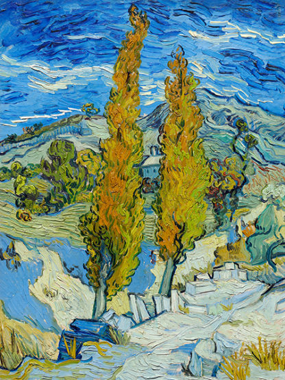 VINCENT VAN GOGH - The Poplars at Saint-Rémy