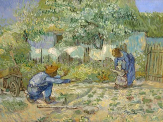 VINCENT VAN GOGH - First Steps, After Millet