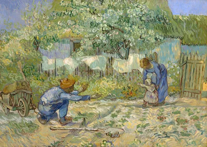 VINCENT VAN GOGH - First Steps, After Millet