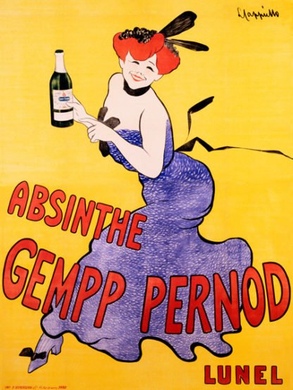 LEONETTO CAPPIELLO - Absinthe Gempp Pernod, 1903