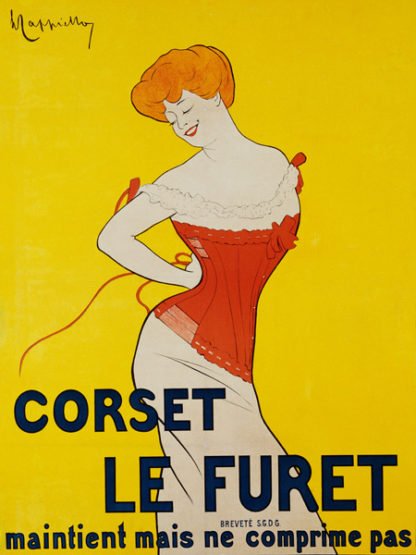 LEONETTO CAPPIELLO - Corset le Furet, 1901