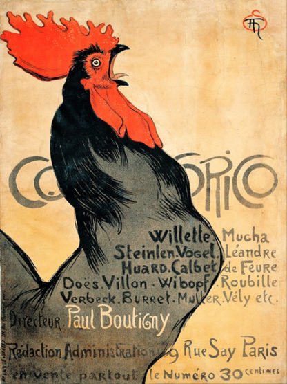 THÉOPHILE ALEXANDRE STEINLEN - Cocorico