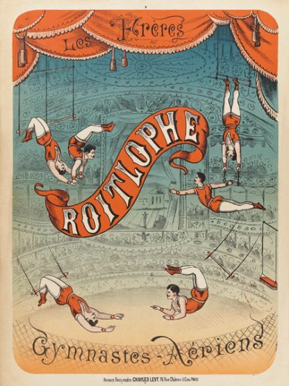 CHARLES LEVY - Les freres Roitlophe Gymnastes Aeriens